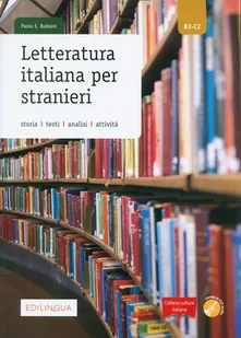 Letteratura italiana per stranieri + CD Balboni Paolo E - Nauka - miniaturka - grafika 1