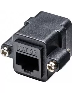 Goobay Adapter montażowy RJ45/RJ45 UTP kat.5 72361 72361 - Wtyczki i adaptery - miniaturka - grafika 1