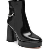 Botki damskie - Michael Kors Skórzane botki na słupku - miniaturka - grafika 1