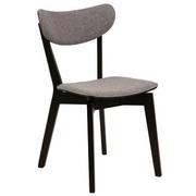 Krzesła - Actona Krzesło Tapicerowane Wax 79X45X55 Szare - miniaturka - grafika 1