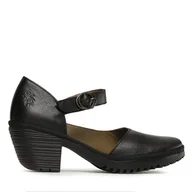 Półbuty damskie - Półbuty Fly London Wifofly P501440000 Czarny - miniaturka - grafika 1