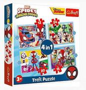 Puzzle - Trefl Puzzle 4w1 Ekipa Spidey'a - miniaturka - grafika 1