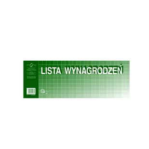 Michalczyk&Prokop LISTA WYNAGRODZEŃ 1/2 A3 P-3 - Druki akcydensowe - miniaturka - grafika 1