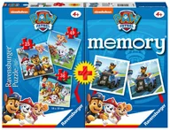 Puzzle - Ravensburger, Puzzle 3w1&Memory 25/36/49: Psi Patrol (20823). Wiek: 4+ - miniaturka - grafika 1