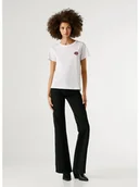 Koszulki i topy damskie - Pepe Jeans Koszulka "Brule" w kolorze białym - miniaturka - grafika 1