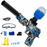 Zabawki militarne - Pistolet Automat Na Kulki Żelowe Wodne I Strzałki 2W1 Karabin Na Kulki - miniaturka - grafika 1