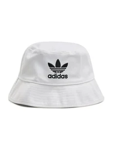 Adidas Bucket Trefoil Bucket Hat FQ4641 Biały - Czapki damskie - miniaturka - grafika 1