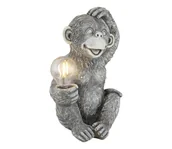 Lampy ogrodowe - Globo 33887 - LED Oświetlenie solarne LED/0,02W/3V IP44 opice - miniaturka - grafika 1