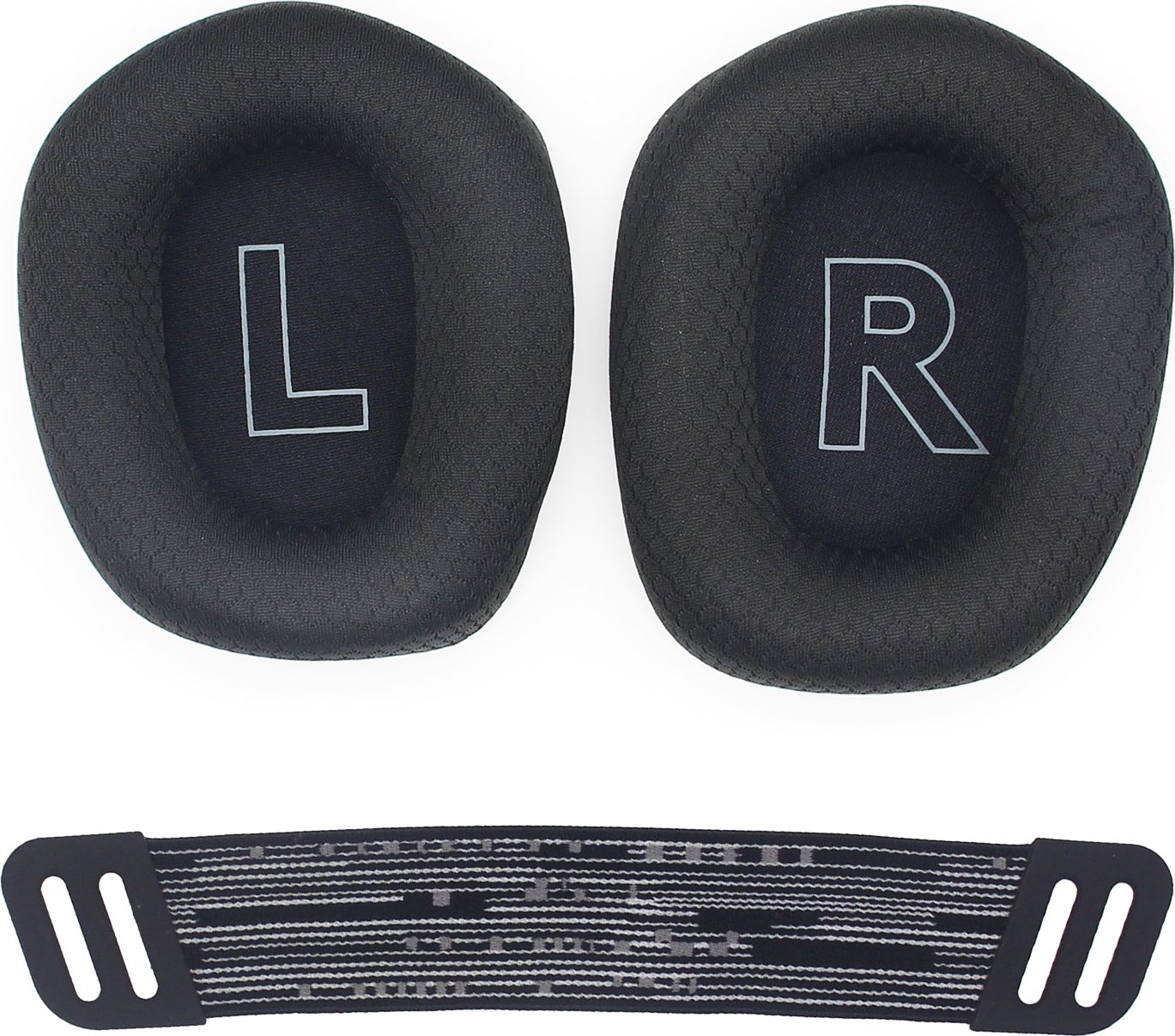 INF Nauszniki i poduszka do pałąka do Logitech G733 Czarny