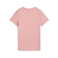 Koszulki sportowe damskie - Damska koszulka z logo ESS No. 1 PUMA Pink Fruit - miniaturka - grafika 1