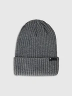 Czapki męskie - CZAPKA MĘSKA 4F ZIMOWA BEANIE Z OCPIELINĄ THINSULATE ACAPM673 L - miniaturka - grafika 1