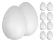Wielkanoc - Jajka Styropianowe 8cm/10szt UE - miniaturka - grafika 1
