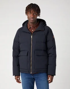 Wrangler Zip Down Jacket Black W40GXX100 112341014 M - Kurtki męskie - miniaturka - grafika 1