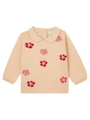 Bluzy i sweterki niemowlęce - Noppies Sweter "Feuchy" w kolorze jasnopomarańczowym - miniaturka - grafika 1