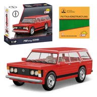 Klocki - KLOCKI COBI 24603 Samochód FSO 125p 90 El. + PŁYTKA - miniaturka - grafika 1