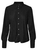 Koszule damskie - Vero Moda Koszula w kolorze czarnym - miniaturka - grafika 1