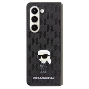 Etui Karl Lagerfeld Saffiano Monogram Ikonik Pin na Samsung Galaxy Z Fold 5 - czarne - Etui i futerały do telefonów - miniaturka - grafika 2