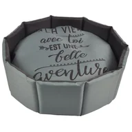 Legowiska dla kotów - Legowisko dla psa i kota z wyjmowaną poduszką AVENTURE, Ø 48 cm, szare - miniaturka - grafika 1