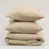 Pościel - Pościel z satyny żakardowej Ivory Bliss 160x200 cm - miniaturka - grafika 1