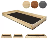 Kwietniki - Duża skrzynia na warzywa ZP06 /18x203x117 cm/ Naturalna / Wamar-Sosenka - miniaturka - grafika 1