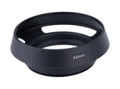 Akcesoria fotograficzne - Osłona przeciwsłoneczna 43mm [METAL] metalowa - miniaturka - grafika 1