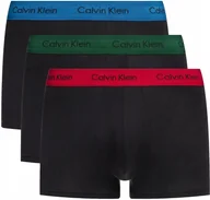 Majtki męskie - BOKSERKI MĘSKIE CALVIN KLEIN CZARNE LOW RISE 3PAK KOMPLET 3 SZTUKI ROZM. XL - miniaturka - grafika 1