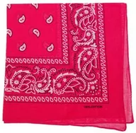 Apaszki i szaliki damskie - Chustka bawełniana chusta bandamka dzieci dorośli fuksja - miniaturka - grafika 1