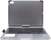 Akcesoria do tabletów i e-booków - Realpower RealPower PadStand 10,9" klawiatura BT etui obrotowy szary 503667 - miniaturka - grafika 1