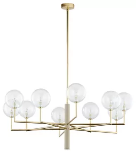 Złota lampa idealna nad okrągły stół JUP 1976 FE10 K TR z serii FEME - Lampy sufitowe - miniaturka - grafika 2