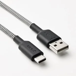 IKEA LILLHULT USB-A na USB-C, czarny/biały, 1.5 m - Kable USB - miniaturka - grafika 1
