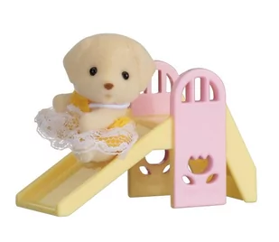 Sylvanian Families Sylvanian Families Przenośny zestaw dla dziecka (piesek na zjeżdżalni) 5204 - Figurki dla dzieci - miniaturka - grafika 2