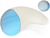 Poduszki - Poduszka profilowana MOONDREAM Memory Foam 40x60x12,5 do spania dwustronna - miniaturka - grafika 1
