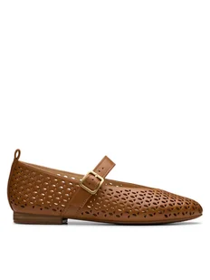 Clarks Półbuty Fawna Jane 26181228 Brązowy - Półbuty damskie - miniaturka - grafika 1