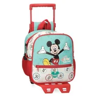 Plecaki - Joumma Disney Mickey Best Friends Together Plecak do przedszkola Wielobarwny 23 x 25 x 10 cm Poliester 5,75 l, Biały, Plecak do przedszkola - miniaturka - grafika 1