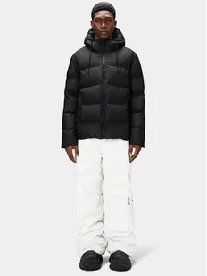 Rains Kurtka zimowa 15120 Czarny Regular Fit - Kurtki damskie - miniaturka - grafika 1