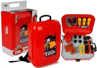 Import LEANToys Walizka Majsterkowicza z Narzędziami Plecak 4644 - Mały majsterkowicz - miniaturka - grafika 1
