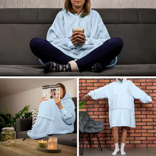 Bluzair Koco Bluza Oversize z Kapturem Polska 4w1 - Księgarnia OUTLET - miniaturka - grafika 2