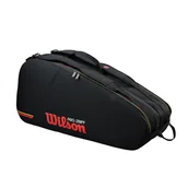 Torby sportowe - Torba na rakiety Wilson Pro Staff Classic 6Pk Racket Bag Black - miniaturka - grafika 1