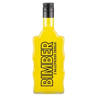 BUTELKA FALA Z NADRUKIEM BIMBER Z NAJLEPSZEGO ŹRÓDŁA - Domowy wyrób alkoholu - miniaturka - grafika 1