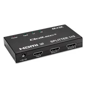 Kable - Qoltec Aktywny rozdzielacz Splitter 2 x HDMI 4K x 2K | 3.4Gb/s | High stability - miniaturka - grafika 1