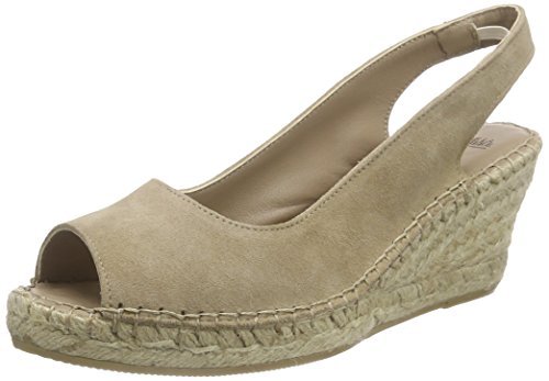 Fred de la Bretoniere Damskie Fred Bestseller Elegant Open Toe 7 cm Heel Rope Sole Alicante espadryle, szary - Szary Shadow - 40 EU