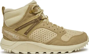 Buty trekkingowe damskie Merrell Merrell Wildwood Mid Leather WP J038298 Beżowe 40 - Buty trekkingowe damskie - miniaturka - grafika 1