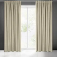 Zasłony - Zasłona MADLEN 140 x 300 cm taśma FLEX beżowy - miniaturka - grafika 1