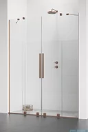 Akcesoria do armatury i ceramiki - Radaway Furo Copper Brushed Gold DWD drzwi prysznicowe 160cm szczotkowana miedź 10108438-93-01/10111392-01-01 | Darmowa dostawa - miniaturka - grafika 1