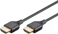 Kable komputerowe i do monitorów - Goobay 75299 kabel HDMI 2 m HDMI Typu A (Standard) Czarny - miniaturka - grafika 1