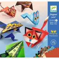 Zabawki kreatywne - Zestaw artystyczny Origami Skaczące Zwierzątka, Djeco - miniaturka - grafika 1