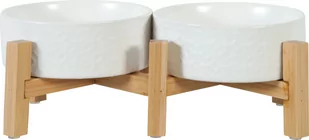 ZOLUX Miska ceramiczna KERAMO DUO kol. biały 2 x 300  ml - Miski dla psów - miniaturka - grafika 2