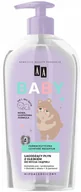 Kosmetyki kąpielowe dla dzieci - AA Baby Łagodzący płyn z olejkiem do mycia i kąpieli 400 ml probiotyk aloes - miniaturka - grafika 1