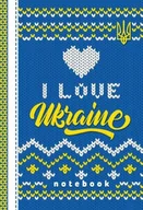 Notesy i bloczki - Notatnik ozdobny A6/64K kratka TW Kocham Ukrainę - Fresh - miniaturka - grafika 1