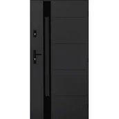 Drzwi zewnętrzne - Drzwi zewnętrzne PEKIN antracyt 90 prawe - miniaturka - grafika 1